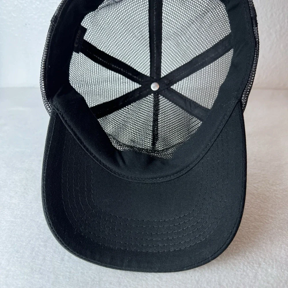 Zyia Active Hat Unisex One Size Black Mesh Back SnapBack Cap Adjustable Athletic